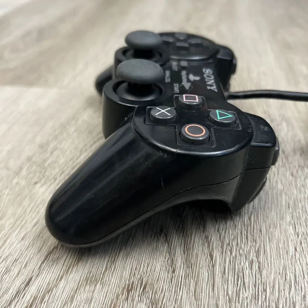 Sony PlayStation 2 DualShock 2 Controller Wired SCPH-10010 Black OEM Tested READ